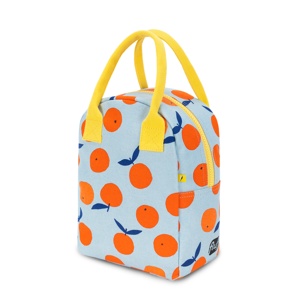Fluf – wholesale Lunch bag/box – Zipper Lunch Bag - Oranges2
