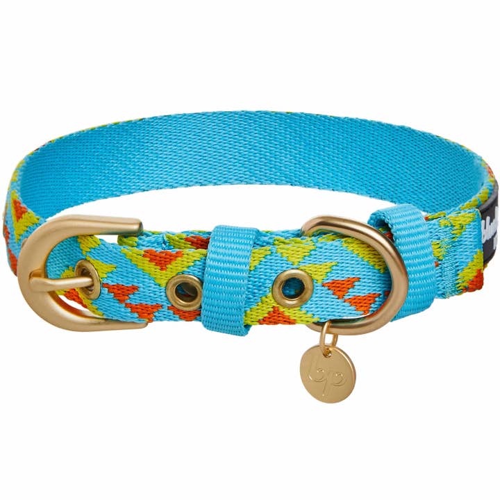 🌺 Southwestern Style Dog Collar – Bright, Strong, Unique 🐾 for wholesale by Blueberry Pet