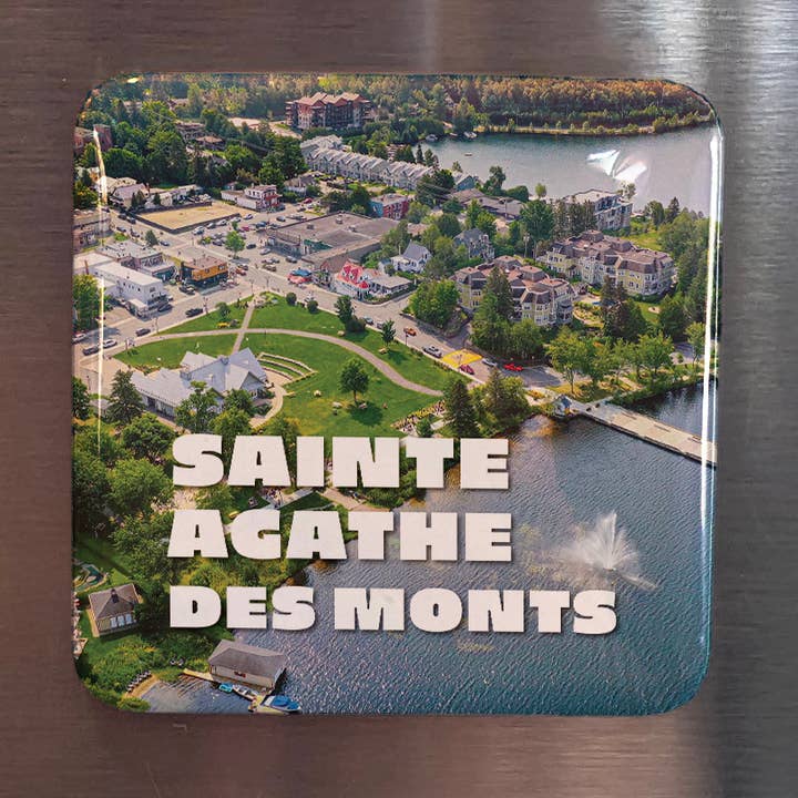 Ste. Agathe Des Monts V.3 Køleskabsmagnet for engroshandel hos PhiloPerse