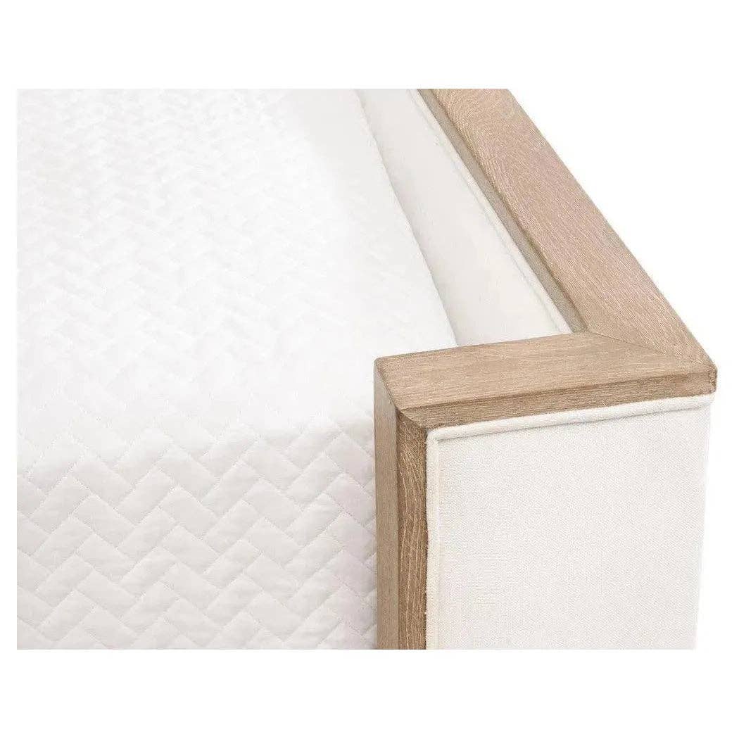 LOOMLAN - Wholesale Bed - Tailor White Bed Stain Resistant - Beige Accents8