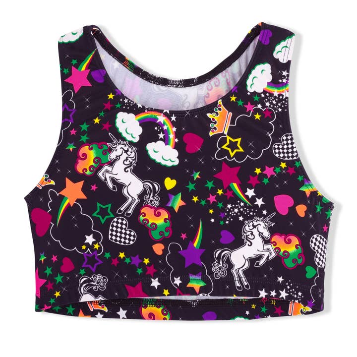 Soutien-gorge court Unicorn Forever pour la vente par Girl Power Sport