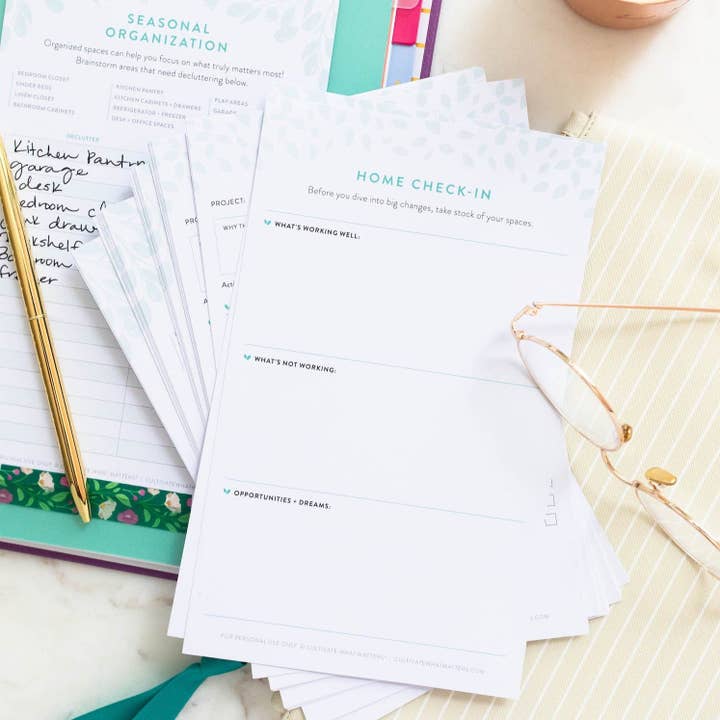 Cultivate What Matters - Wholesale Planner - Wildcard Page Pack | Home & Spaces