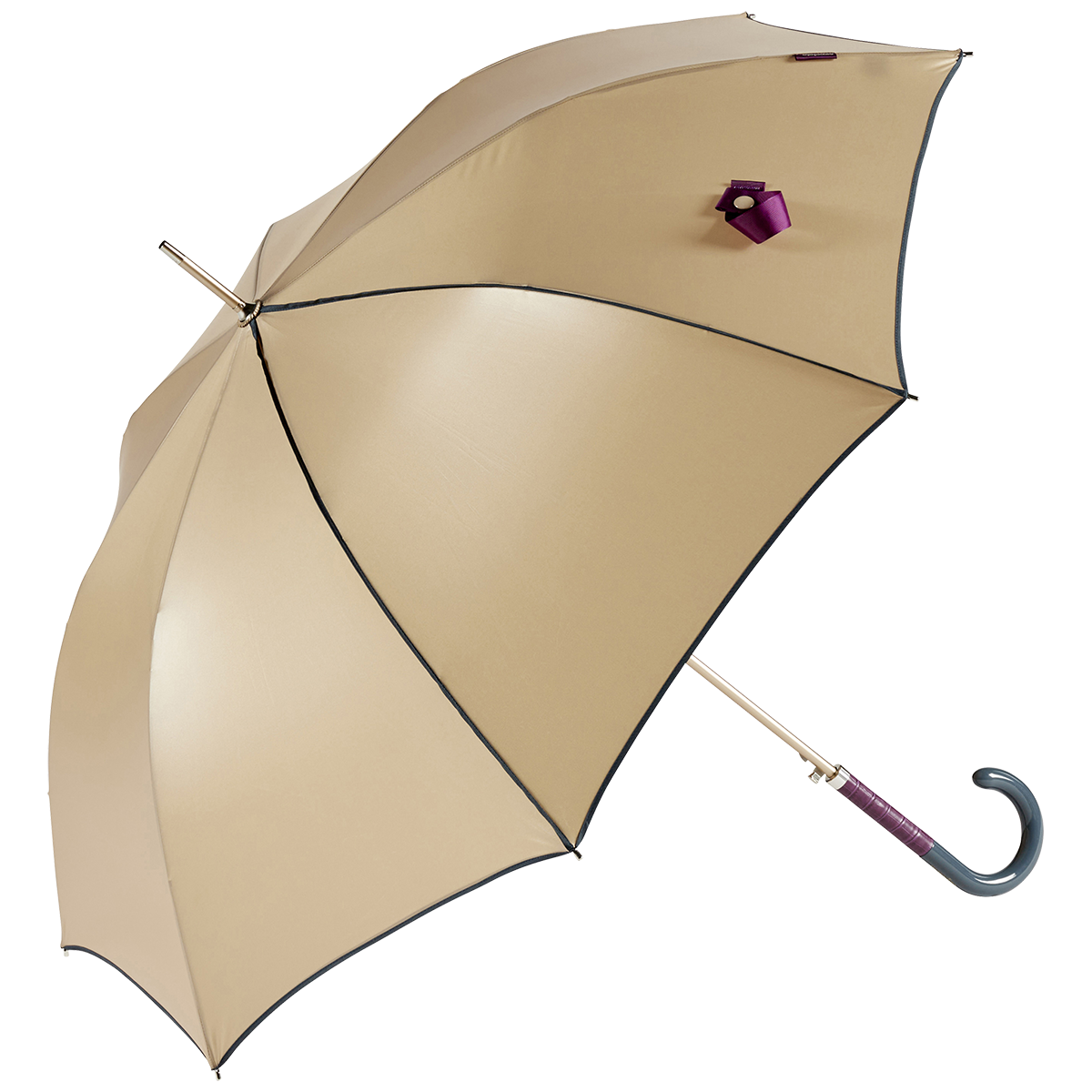 Ezpeleta – Engroshandel Paraply - Dame – EZPELETA Glat Auto Paraply med designdetaljer6