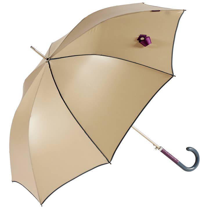 Ezpeleta – Engroshandel Paraply - Dame – EZPELETA Glat Auto Paraply med designdetaljer6