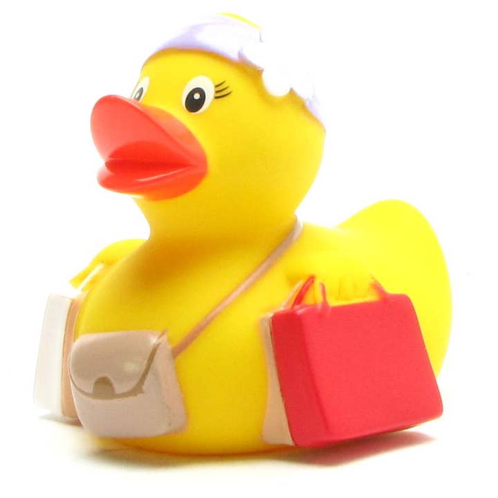 Duckshop - Wholesale Bath Toy - Baby - Rubber Duck Shopping Queen - rubber duck
