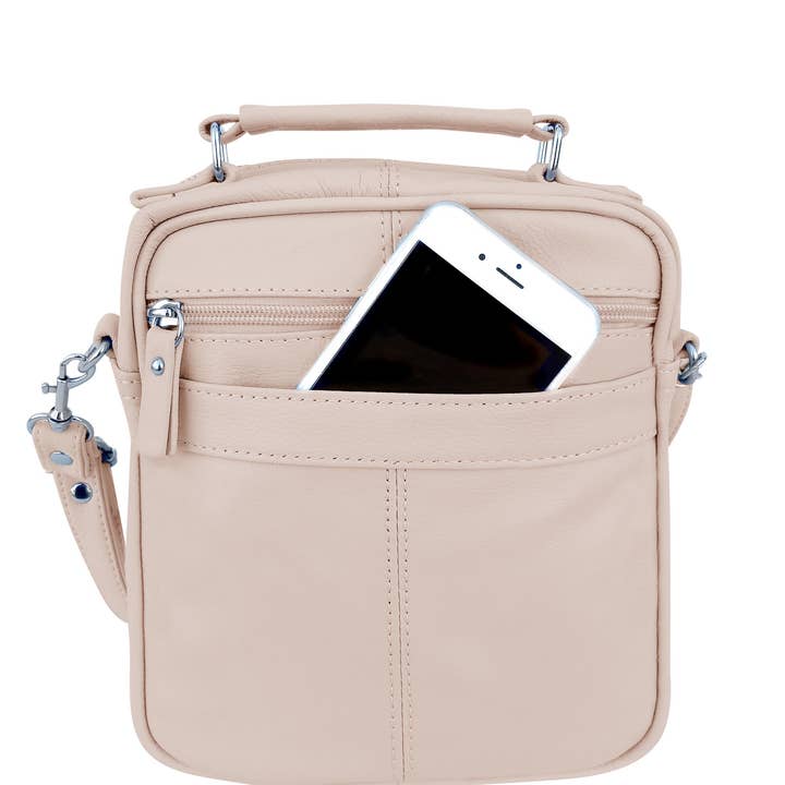 Roma Leathers, Inc. - Wholesale Crossbody Bag - Women's - RM005A cowhide leather handbag crossbody