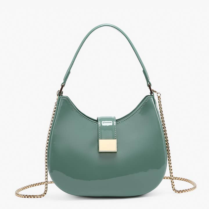 Jen & Co. - Vente Sac à bandoulière – femme - JN2558 Sac bandoulière/sacoche en forme de Malte avec chaîne2