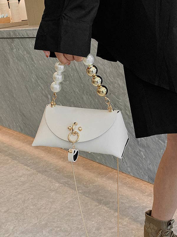 VividLux - Wholesale Crossbody Bag - Women's - Beads Contrast Color Split-Joint Crossbody Handbags12