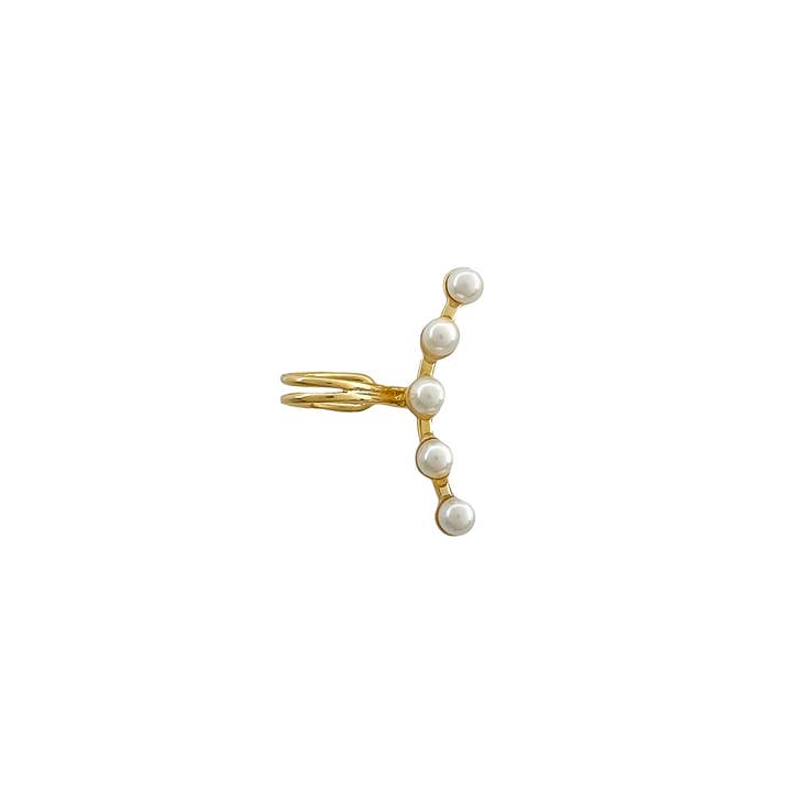 Slim Line Pearl Ear Cuff for wholesale by Artynkitsch