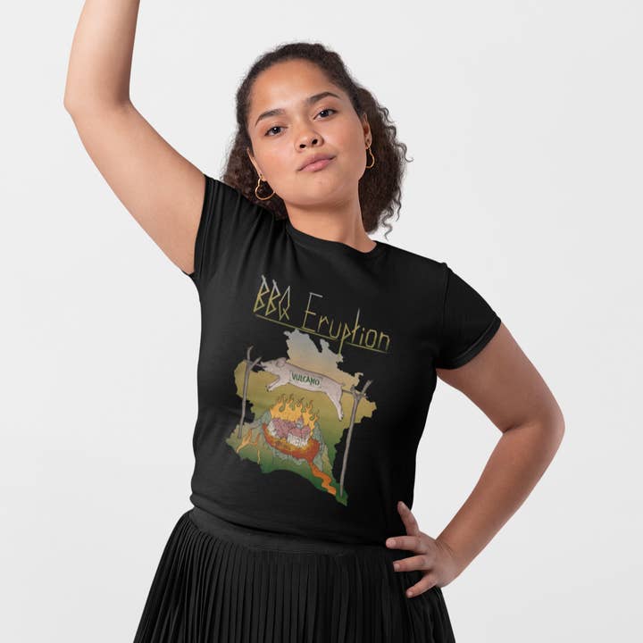 BBQ Eruption - Women's T-shirt for wholesale by Kitchen Bastards