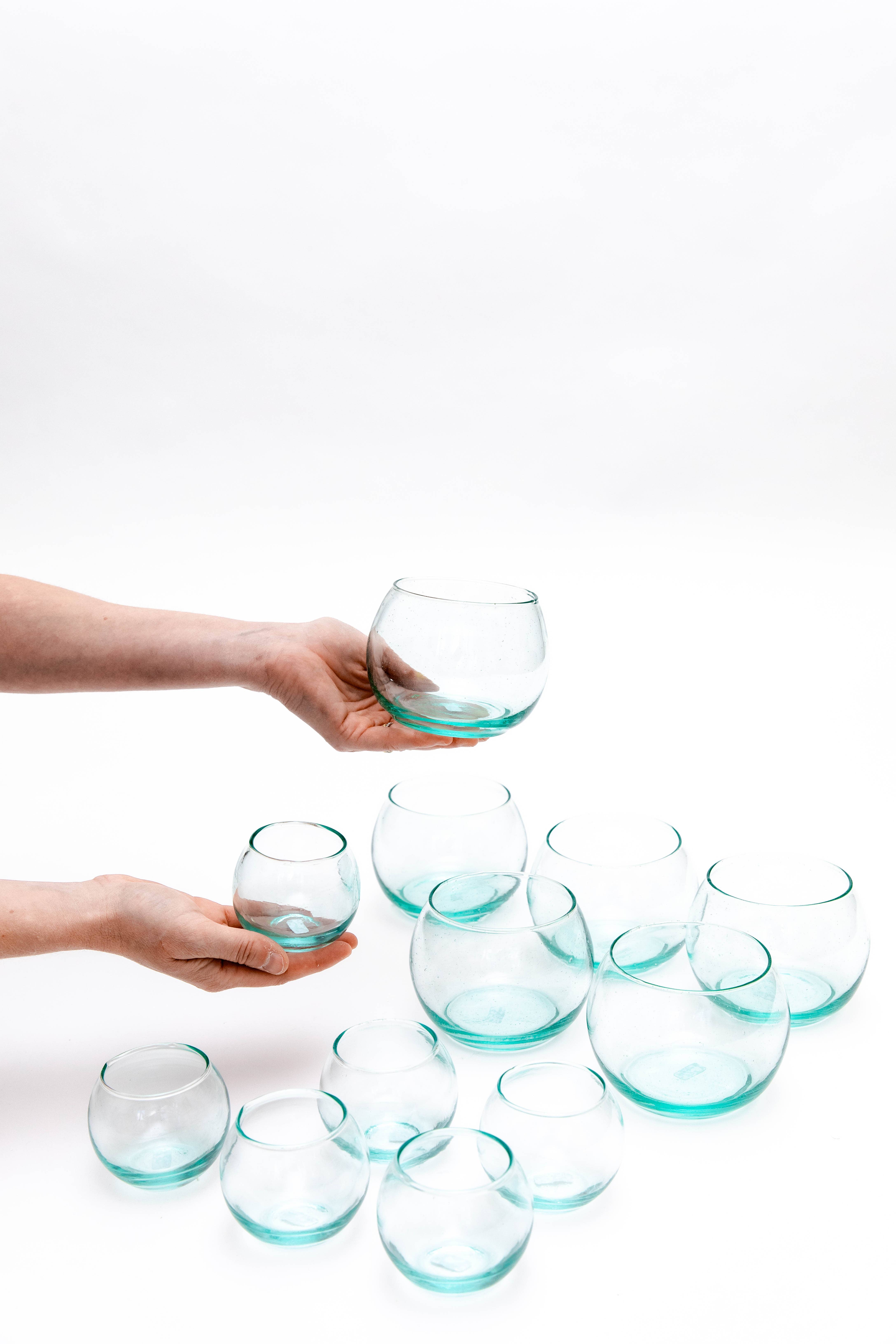 Voyage - Wholesale Candle Holder - Mini Round Votive Candle/ Glass - S (24)13