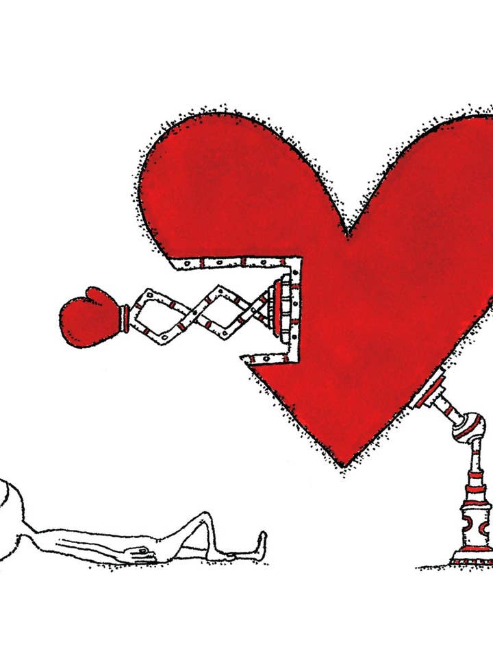 The Knockout - Art Print - Ink Illustration for wholesale by The Art of Seth