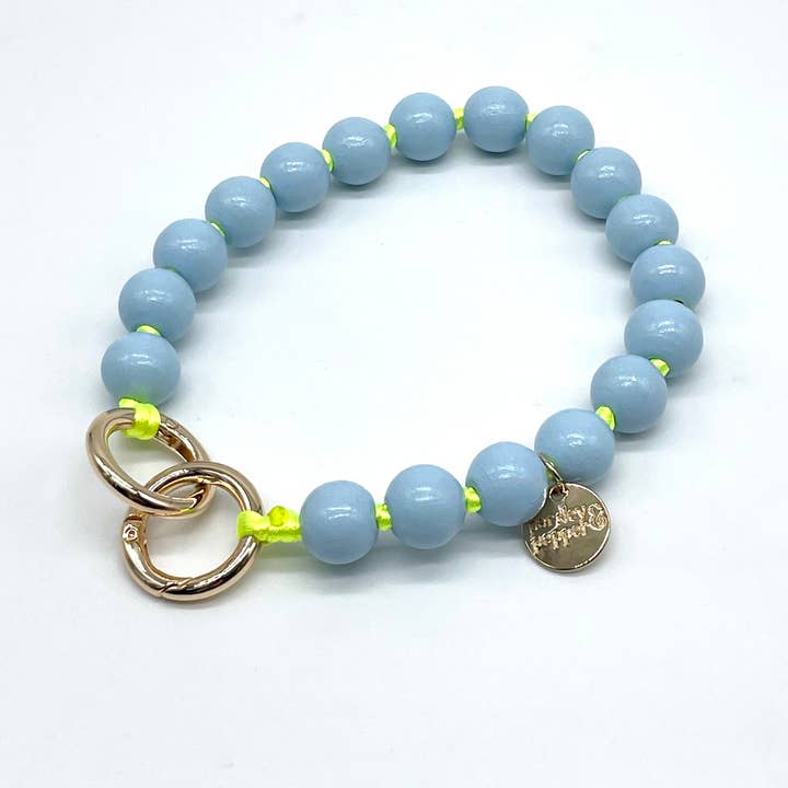 Corrente de telemóvel curta madeira 3em1 Encanto de bolsa & porta-chaves por atacado de Parsley & Pepper