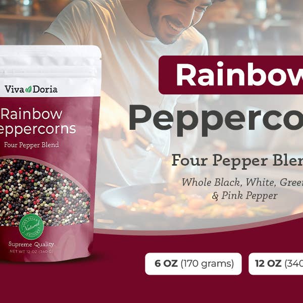 VIVA DORIA INC. - Wholesale Pepper/Peppercorns - Rainbow Peppercorns Blend For Grinder Refill1