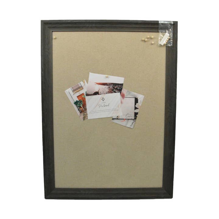 Concepts Wave Pin Board – 23x31 White & Black Linen Style for wholesale by Concepts In Time