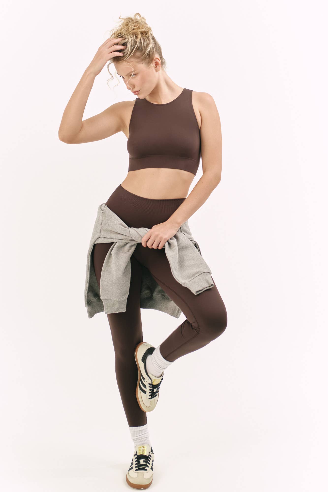 SIAWEAR - Vente Legging tendance – femme - Push Up Leggings 200 den. CHOCOLATE KISS Yoga Pilates  🇫🇷2