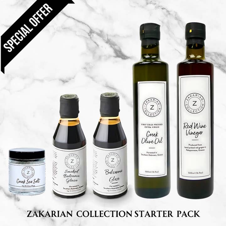 Zakarian Collection - Wholesale Olive Oil - Zakarian Ultra-Premium Pantry Starter Pack