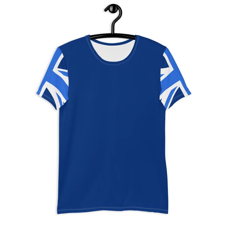 Union Jack Men's Workout Shirt | Blue for wholesale by Jolly & Goode