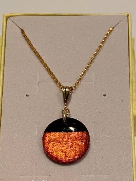 Collier cuivré en gold filled pour la vente par La Chaumière à Bijoux