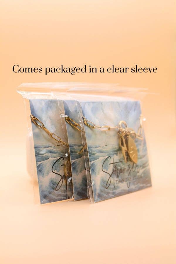 Two and Crew - Faith Based Jewelry & Gifts - Wholesale Pendant/Charm Necklace - Stronger than the storm charm necklace  Faith Jewelry, Hope8