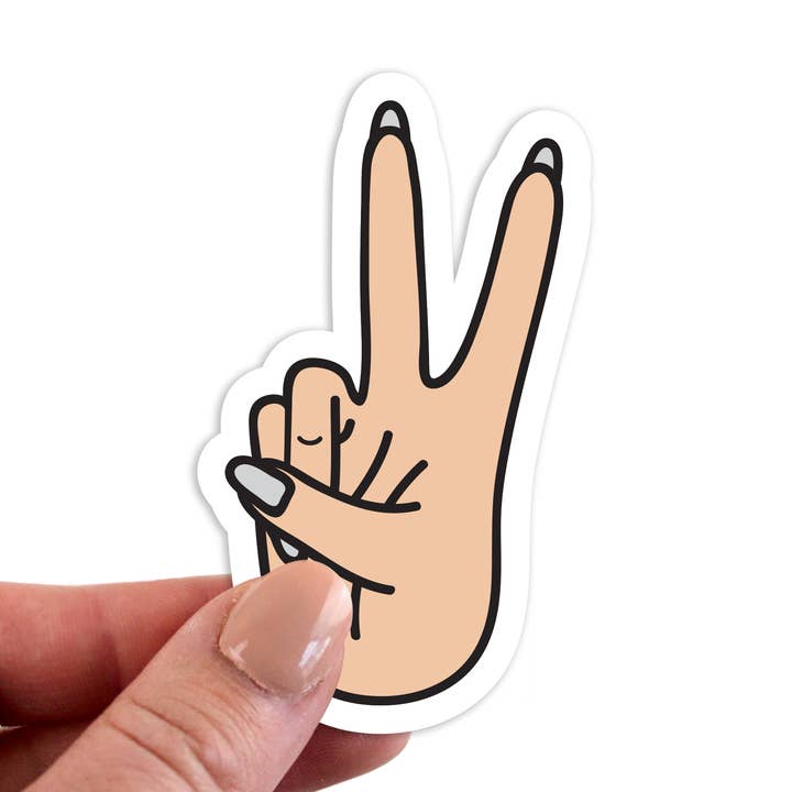 Peace Sign | Sticker for wholesale by by brie