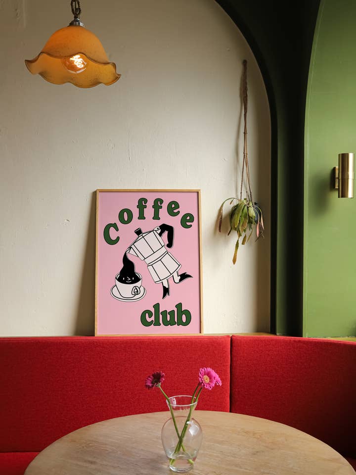 Kaffeklub i Lyserød for engroshandel hos SOFE Store