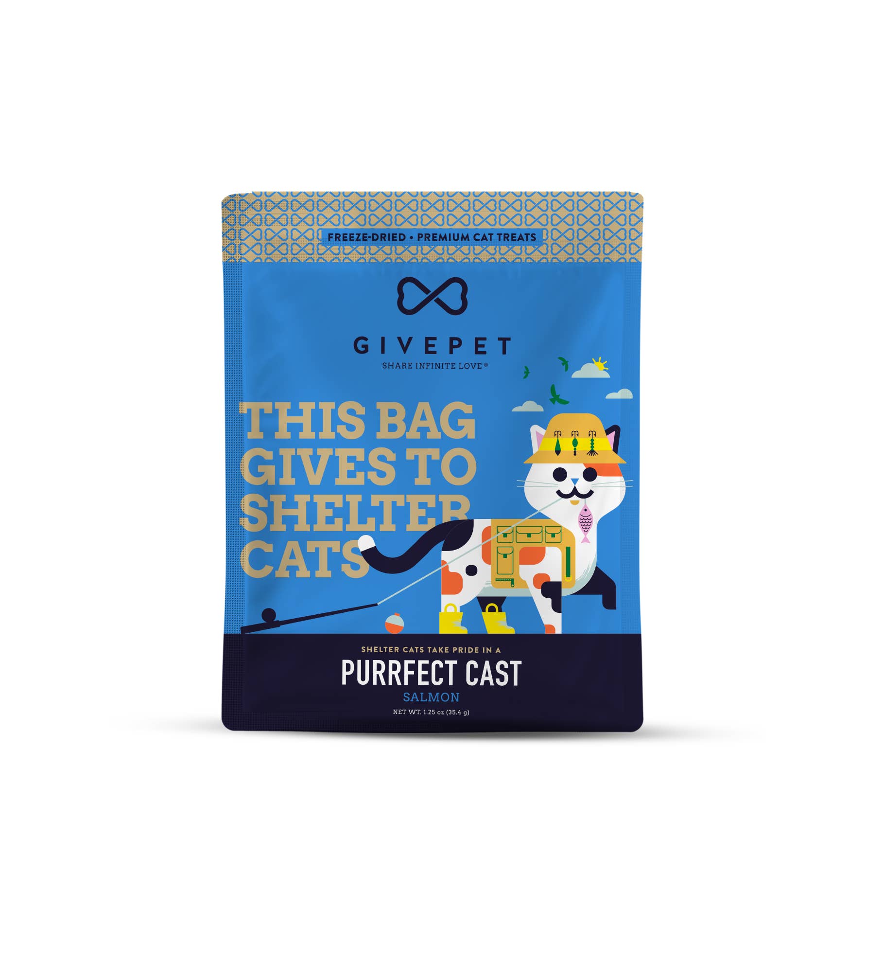 GivePet - Wholesale Pet Treats - Cat - GivePet Purrfect Cast Freeze Dried Cat Treats