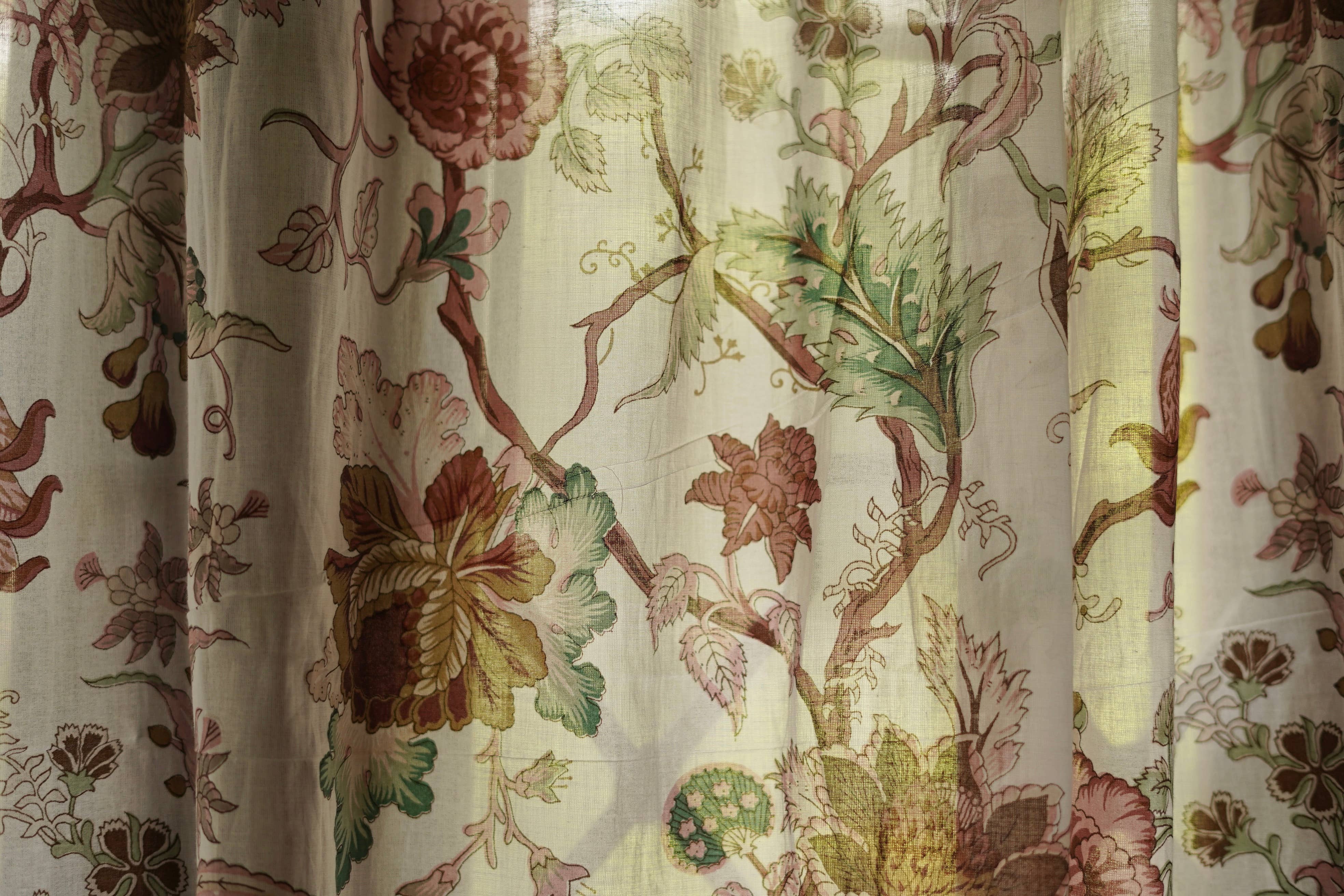 Annahmol - Wholesale Curtain - Vintage Inspired Botanical Sheer Curtains: Assorted Prints69