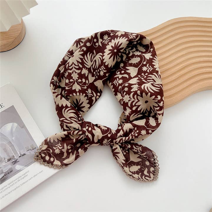 ACCITY - Wholesale Scarf - Women's - Cotton Linen Square Scarf for Women’s Neck Wrap_CWMS0672
