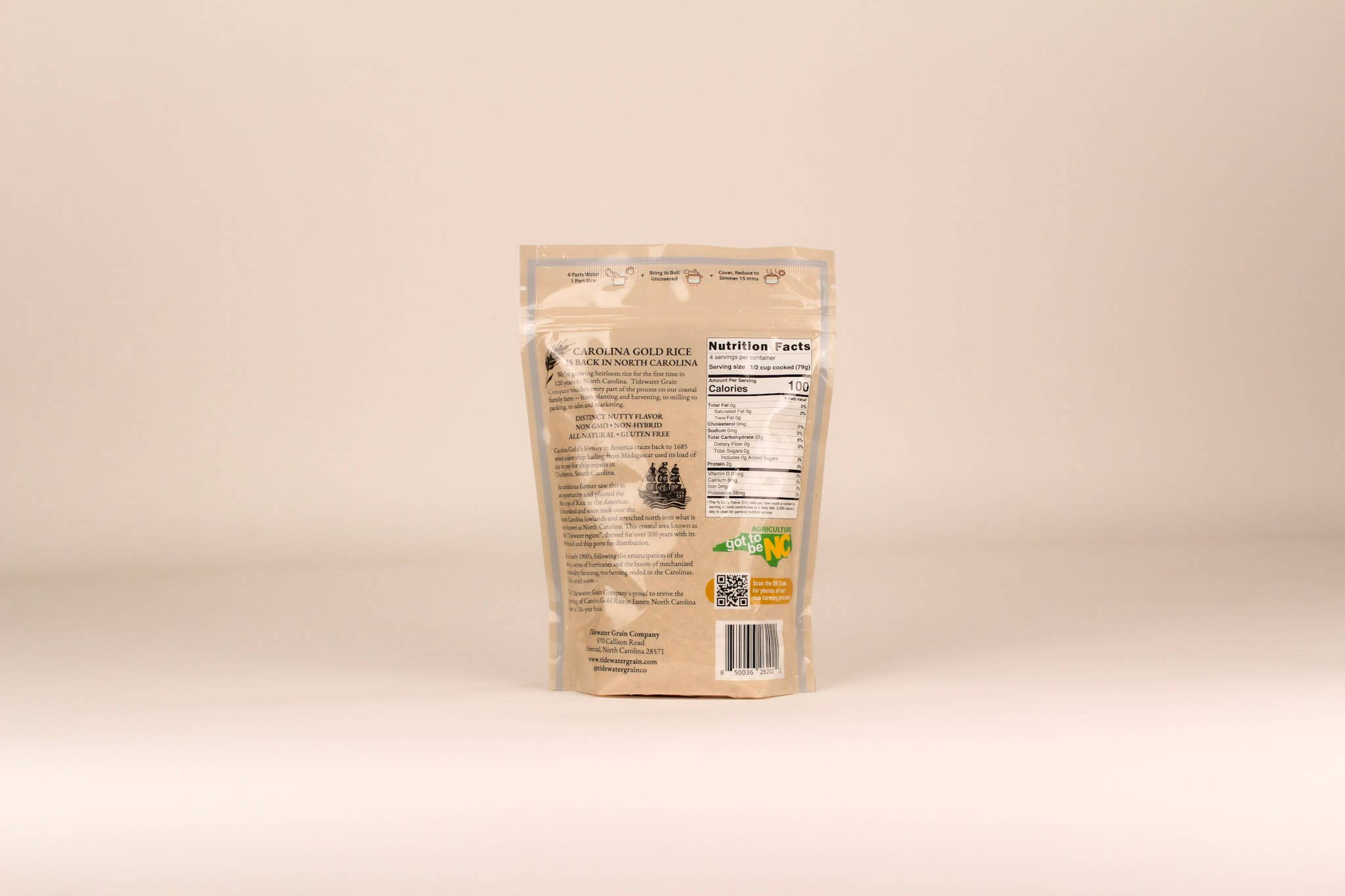 Tidewater Grain Company - Vendita all'ingrosso Riso - Carolina Gold Heirloom Rice - 2 tazze5