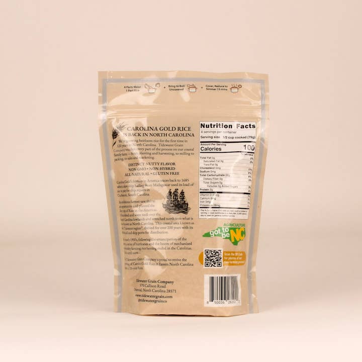 Tidewater Grain Company - Wholesale Rijst - Carolina Gold Heirloom Rice - 2 kop5