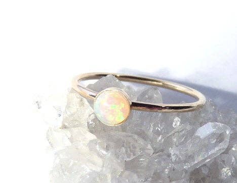 A Wild Violet – Großhandel Einzelstein-/Solitär-Ring – Feuer-Opal-Ring1