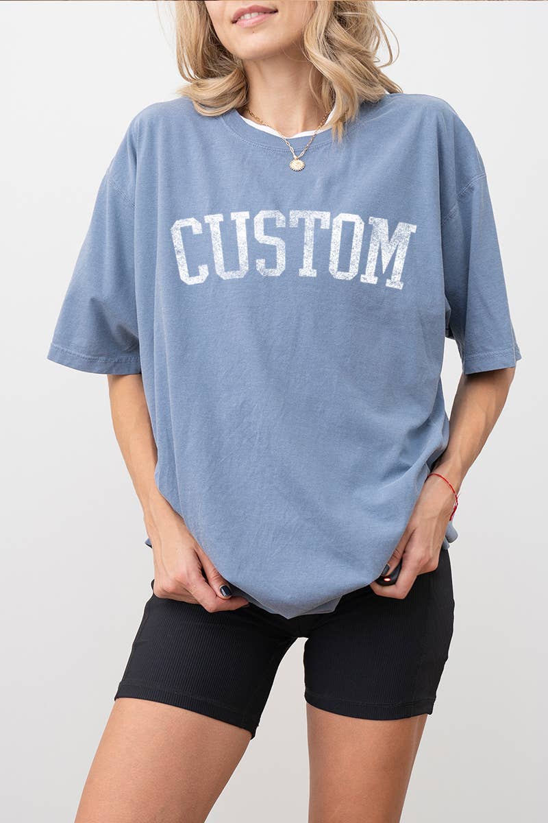 Illustrated Society - Wholesale Tunic - Women's - CUSTOM VINTAGE GRAPHIC OVERSIZED TEE3