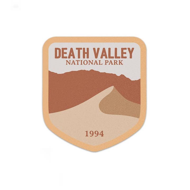 Death Valley National Park Sticker for wholesale by Albion Mercantile Co.