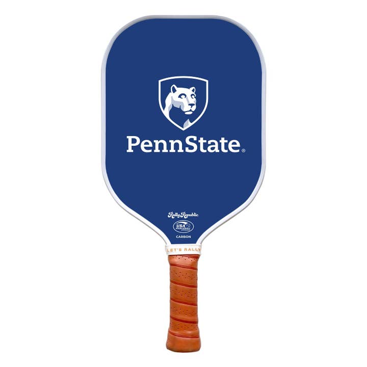 Penn State Nittany Lions Shield Blue Shield Mark PennState Pickleball Paddle (B2B) for wholesale by Rally Republic