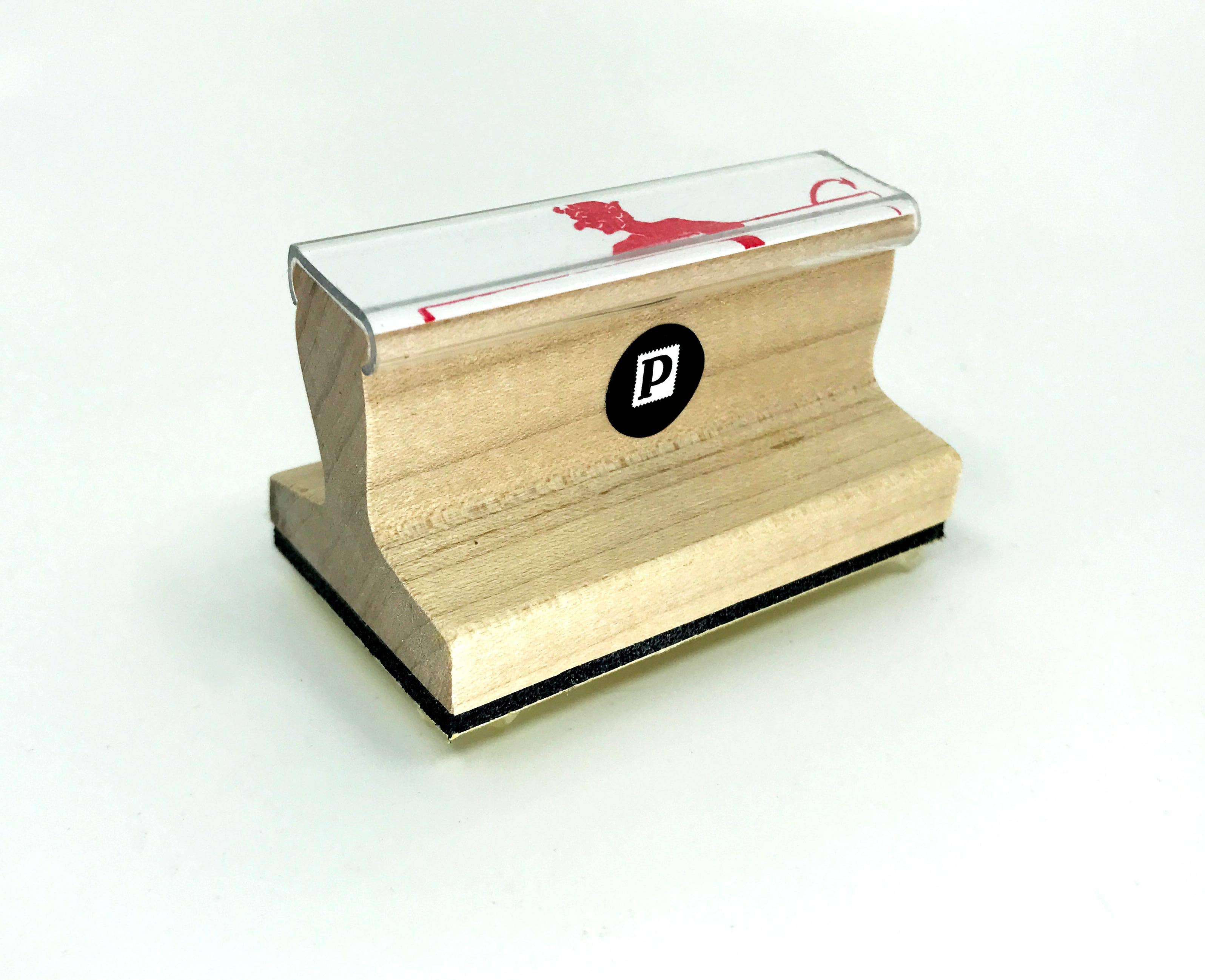 The Portland Stamp Company – Engroshandel Gummistempel/pyntestempel – Løb med djævelens træhåndtag gummistempel1