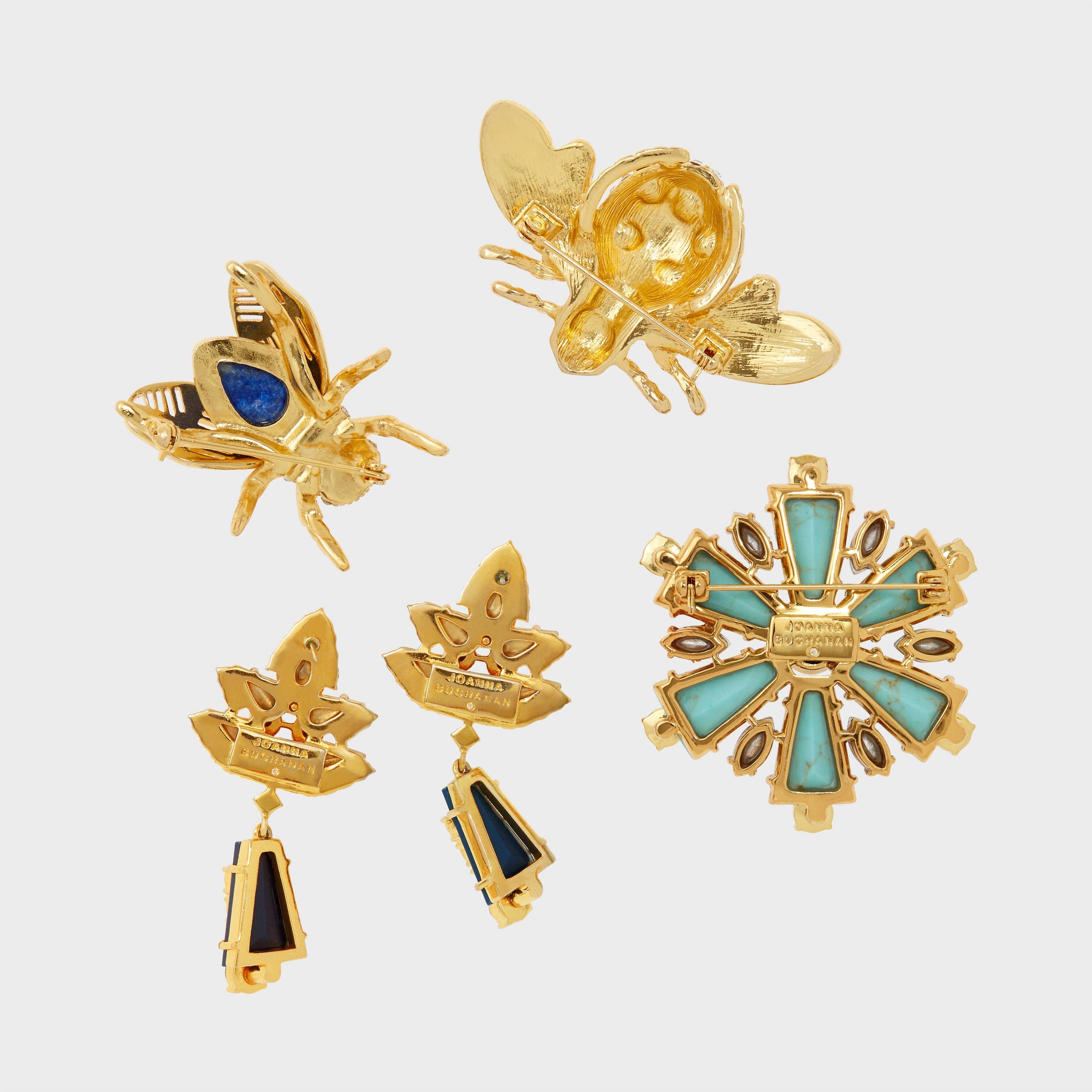 Joanna Buchanan - Wholesale Brooch - Starburst brooch, turquoise3