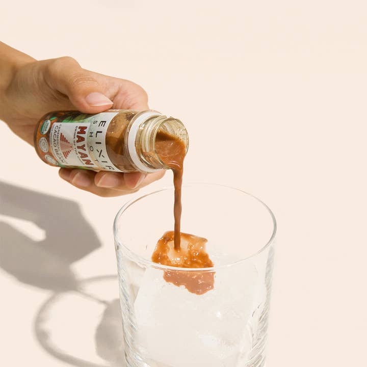 Elixir Shots - Wholesale Wellness Juice/Tonic - Mayan - Organic Cacao Superfood Shot3