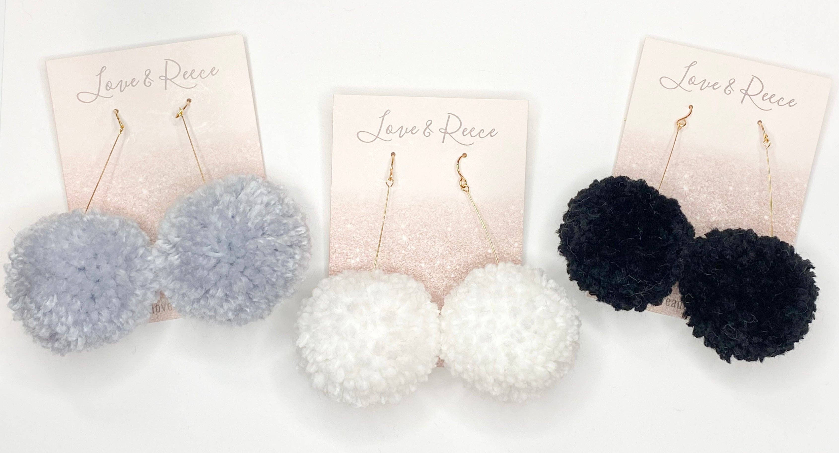 wholesale pom pom earrings