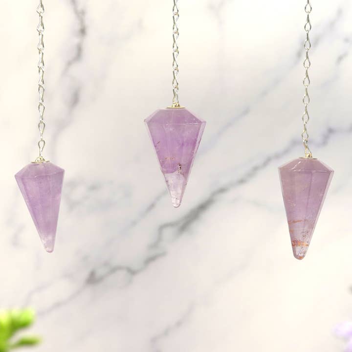 Pêndulo de ametista por atacado de Natures Artifacts Inc