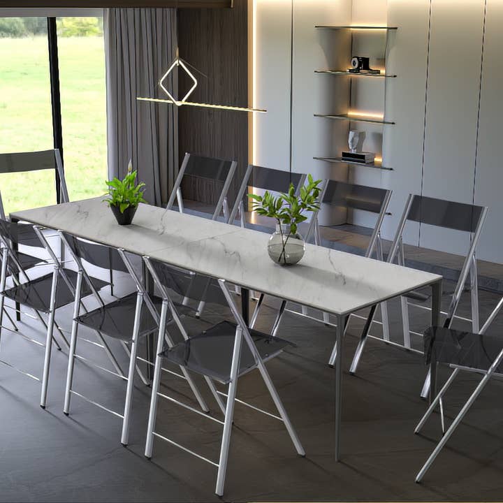 LeisureMod - Wholesale Folding Chair - Menno Stainless Steel Folding Chair for Wedding & Banquet51