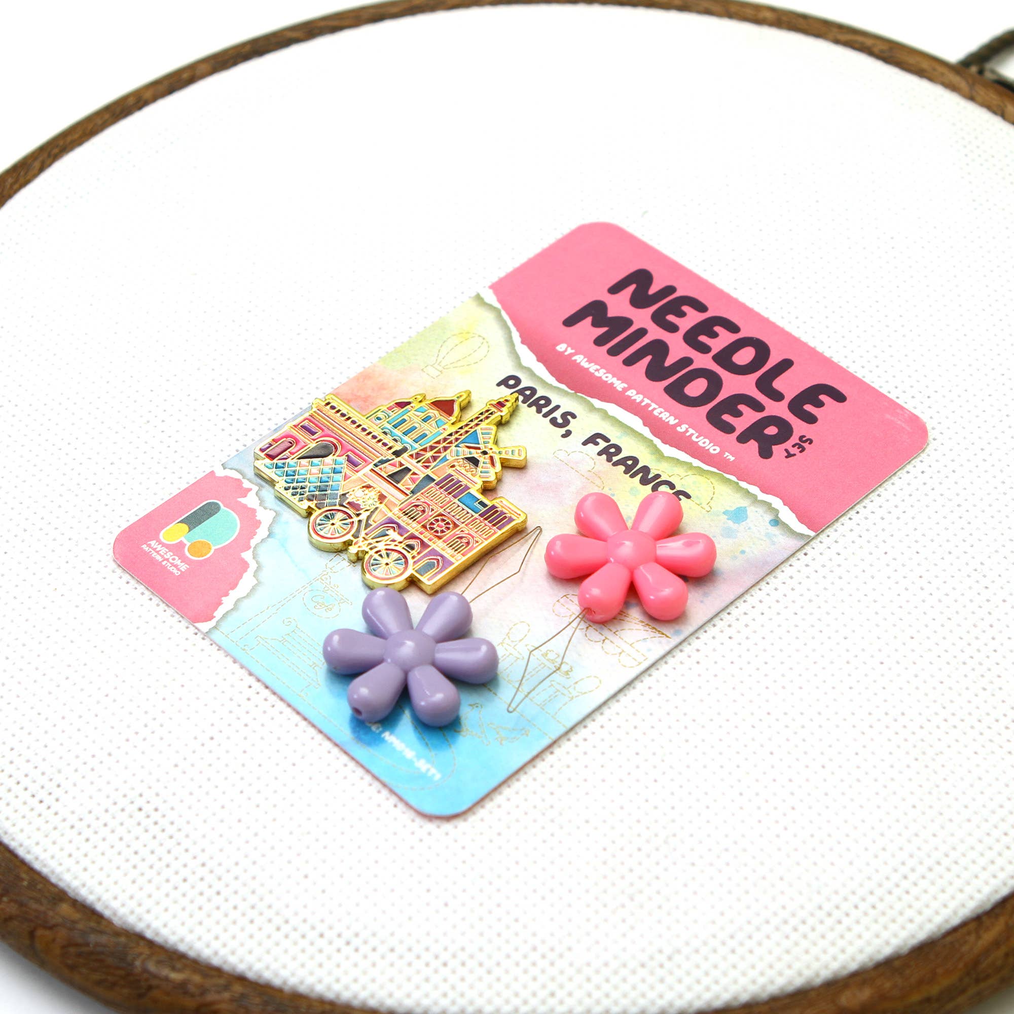 Awesome Pattern Studio - Wholesale Embroidery/Cross Stitch Supplies - Paris - Magnetic Needle Minder Set #12