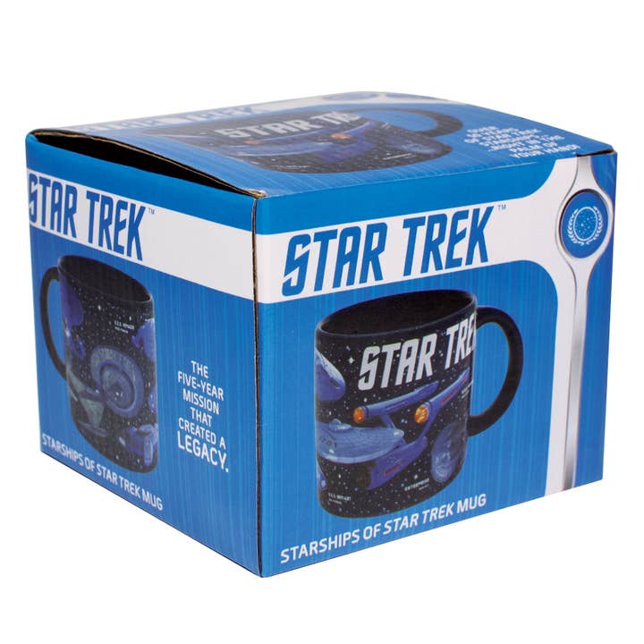 Unemployed Philosophers Guild - Wholesale Coffee Mug - Starships of Star Trek Coffee Mug