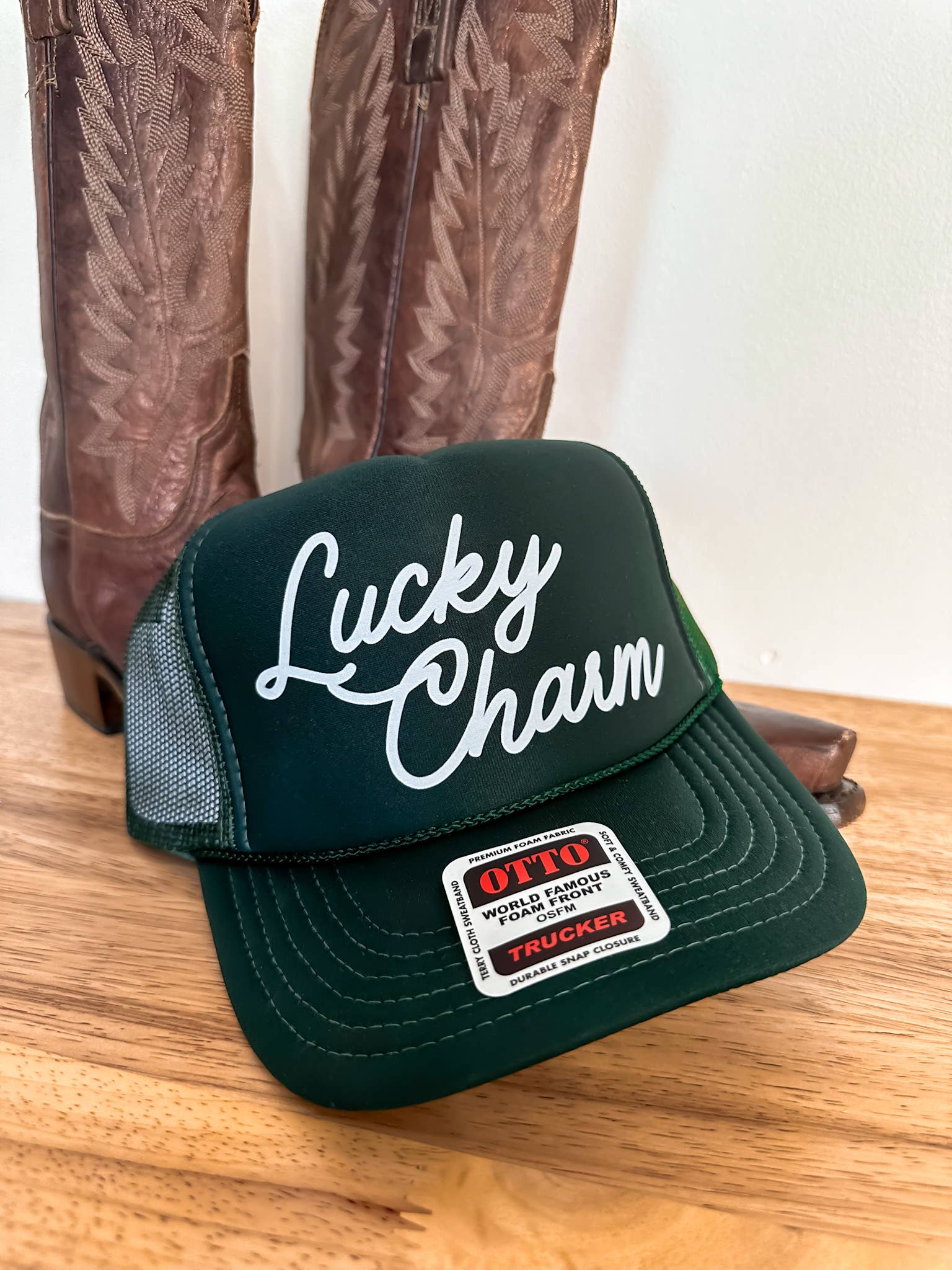 Hartland Goods - Wholesale Trucker Hat - Women's - Lucky Charm Trucker Hat - St. Patricks Day 20250