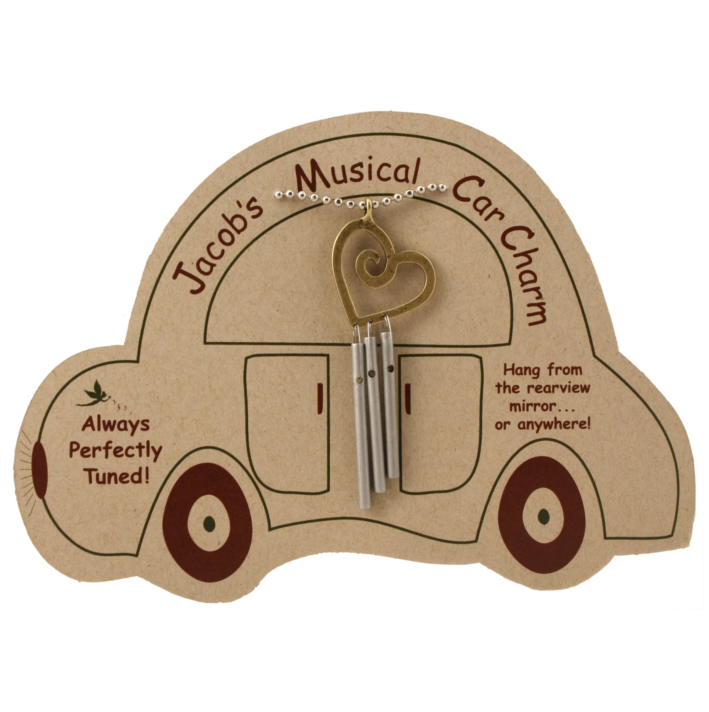 Jacob's Musical Chimes - Wholesale Car Decorative Charm - Unisex - Jacob's Musical Car Charm Chime, Heart3