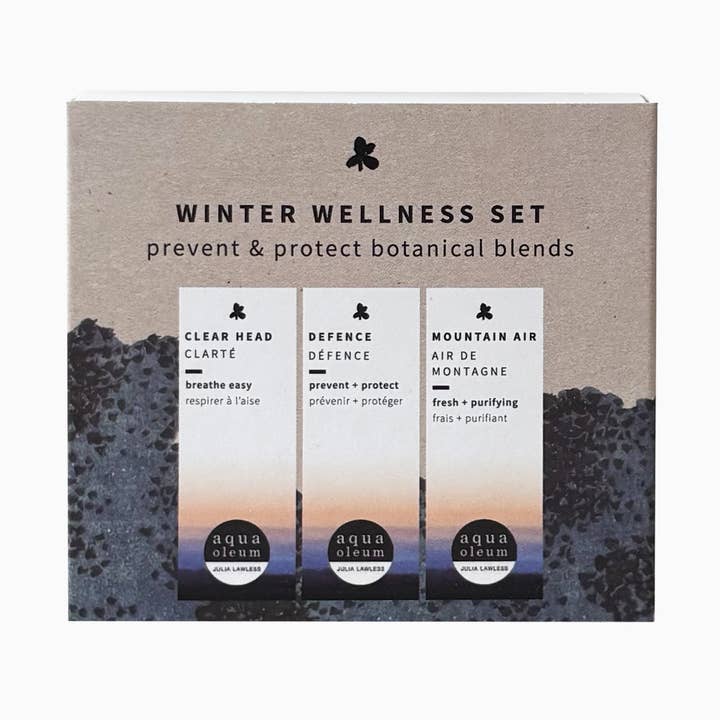 Set Trio di Oli Essenziali per il Benessere Invernale per la vendita all'ingrosso da parte di Aqua Oleum