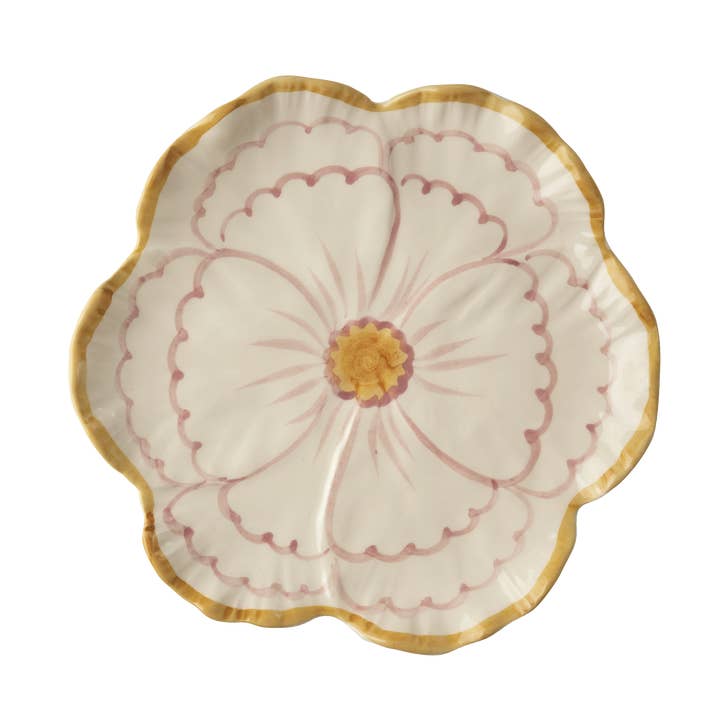 Ceramic Flower Shaped Side Plate with Yellow Border and other Purchase Wholesale mending plates. Free Returns & Net 60 Terms on Faire trending on Faire.