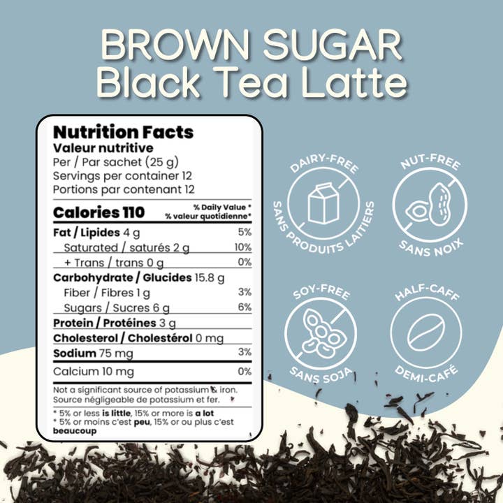 Mother Sprout - Wholesale Powdered Health Drink - Brown Sugar Milky Tea - Vegan Black Tea Latte4