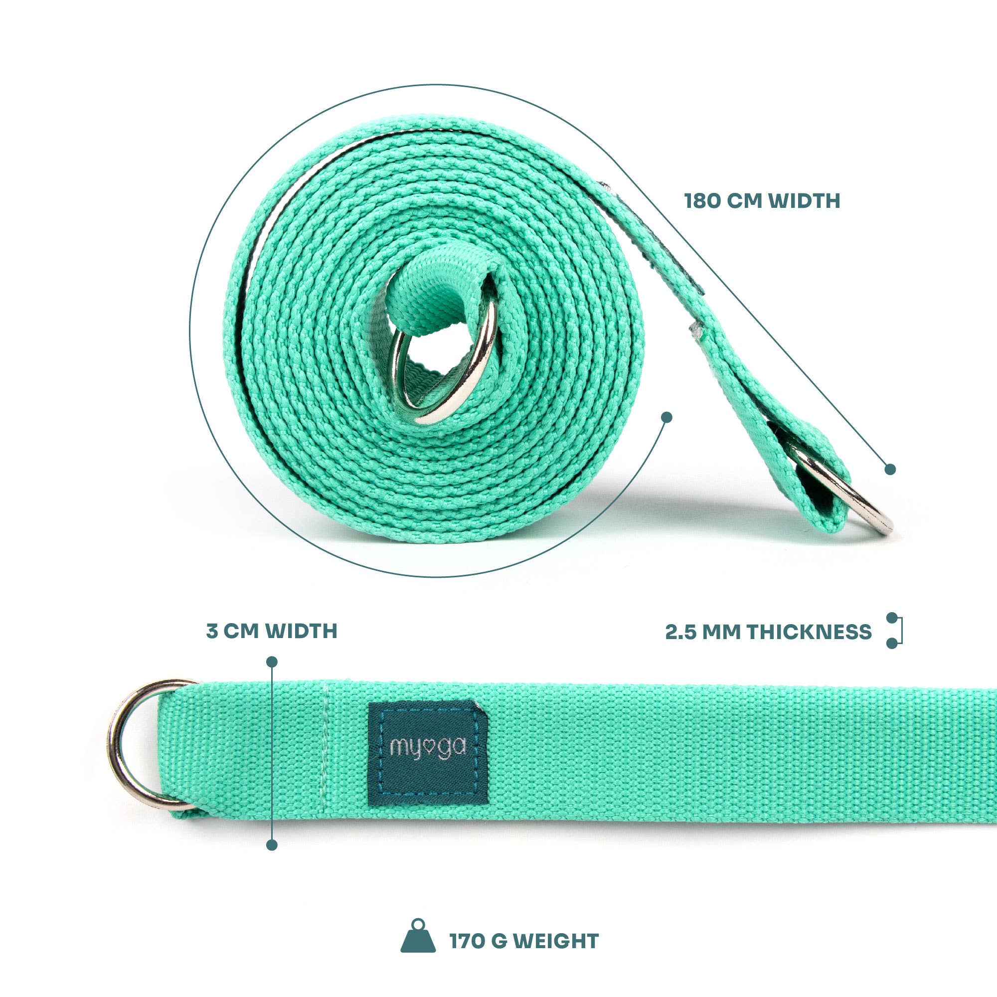 Myga - Wholesale Yoga Strap/Band - 2 in 1 Yoga Belt & Slings6