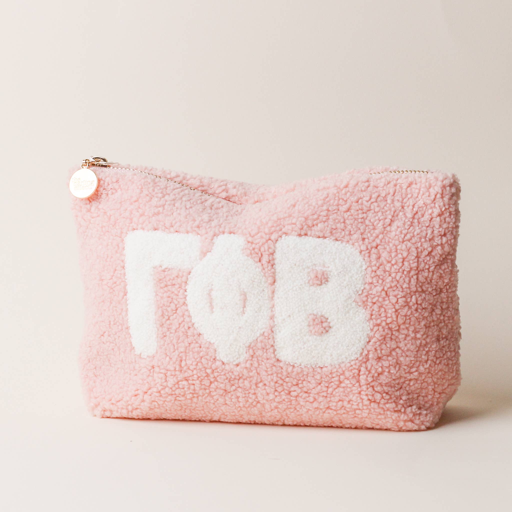 The Darling Effect - Wholesale Pouch - Women's - SORORITY SALE - Greek Letter Teddy Pouch - Blush5
